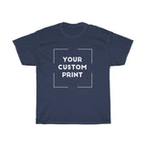 classic cars custom print unisex t-shirt navy